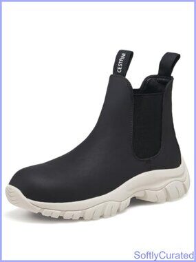 Chelsea Ankle Boots Western Style Lightweight Pull-On Womens Booties